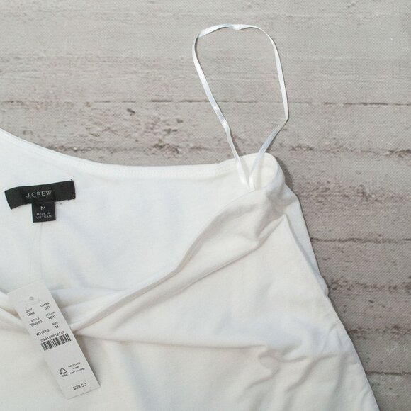 NWT J. Crew One Shoulder Top in White size M - Picture 10 of 12